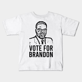 Vote for Brandon Johnson Chicago Mayor 2023 2024 Kids T-Shirt